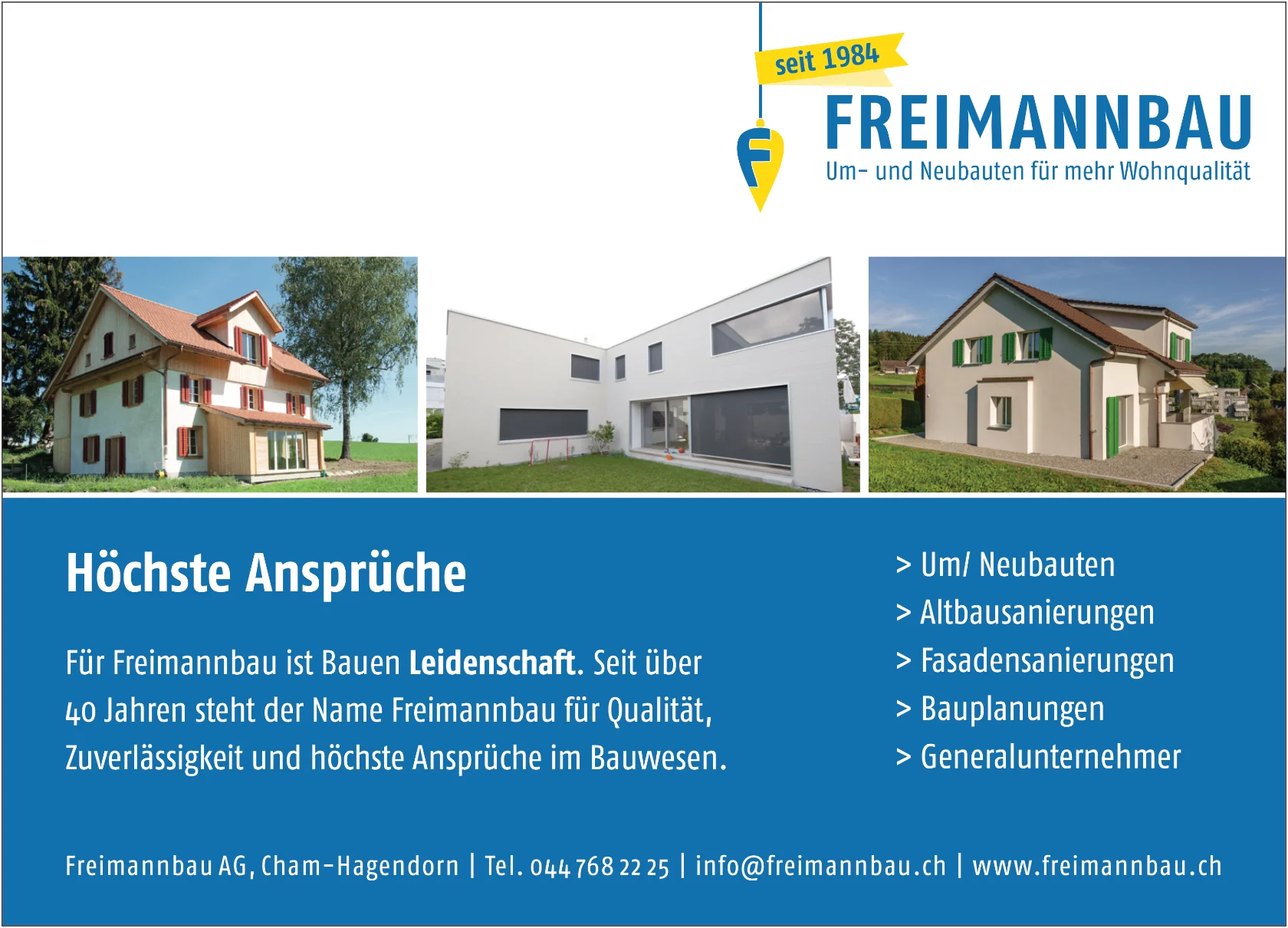 Inserat für den Festführer