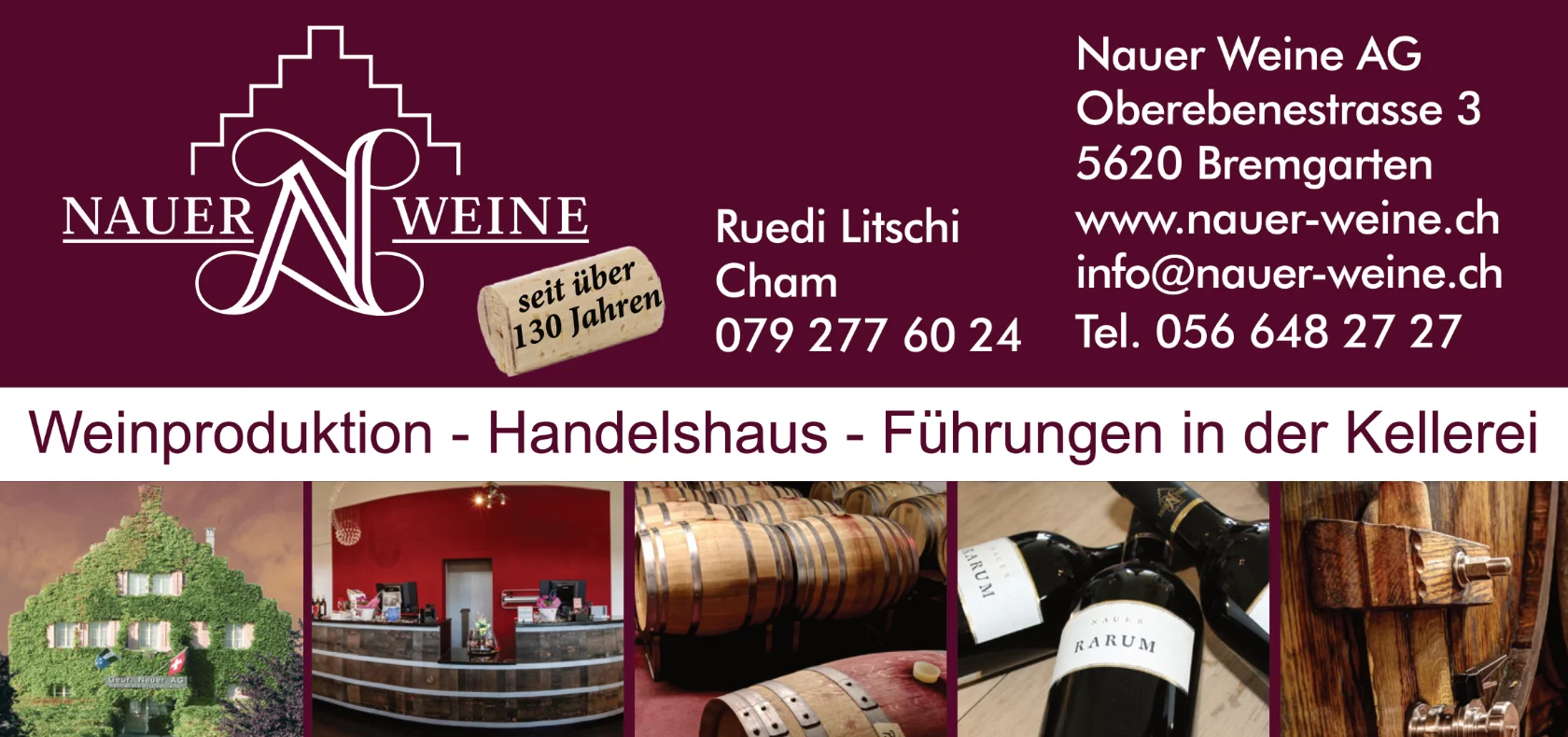 Inserat für den Festführer