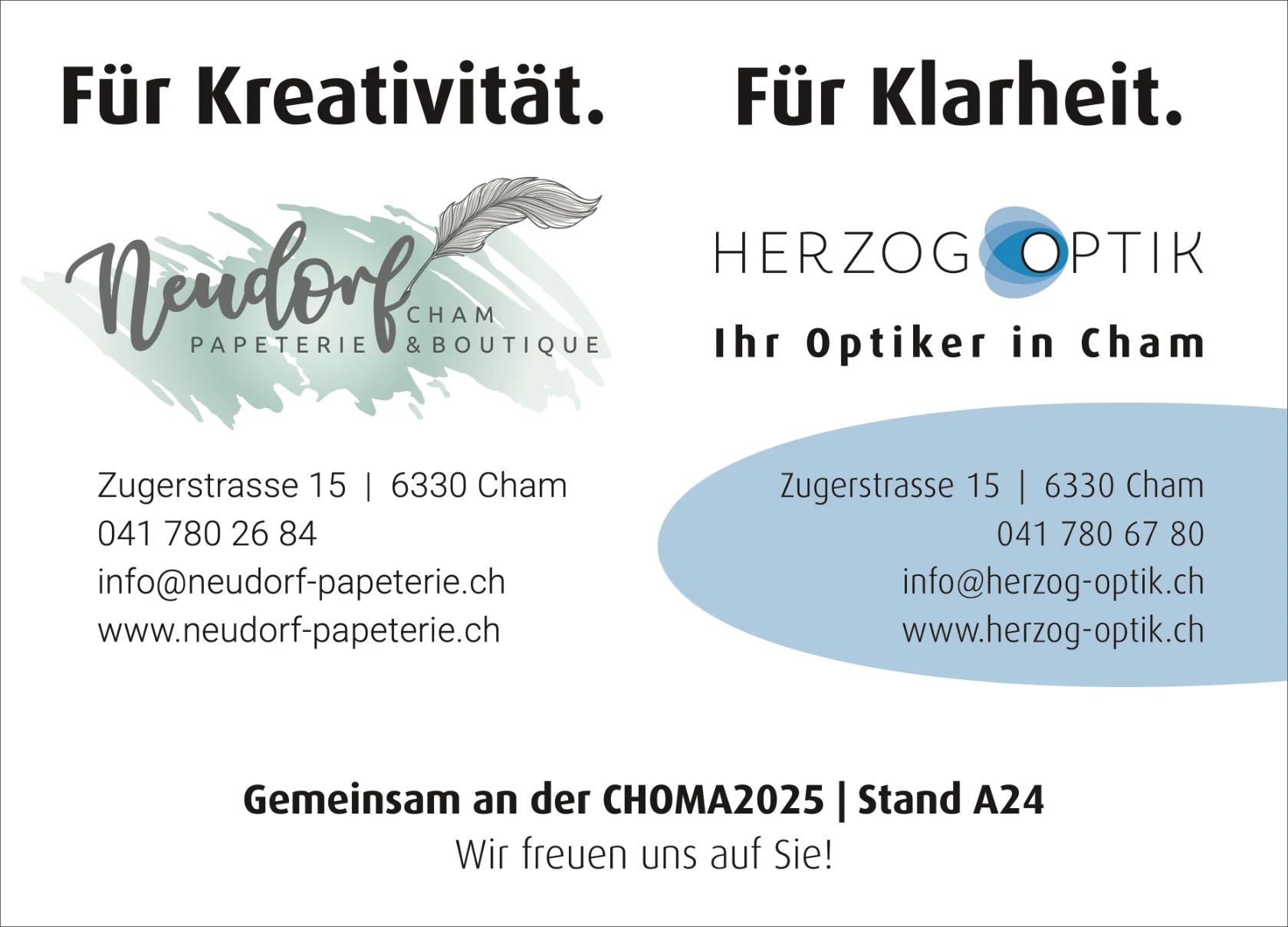 Inserat für den Festführer